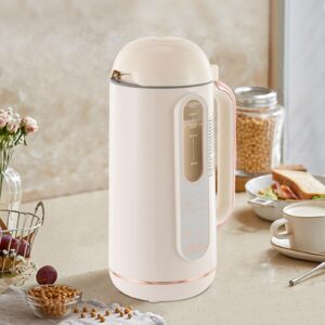 Automatic Nut Milk Maker, Corded Electric Soybean Milk Maker, Visual Window, Hot And Cold Dual Uses, Automatic Cleaning, With 10 Blades, 30oz, For Fruits And Vegetable, Beans, Milkshake