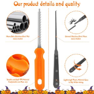 Vbeca Pumpkin Carving Kit Halloween Tools, 13PCS Professional Heavy duty Carving Set, Stainless Steel Double sided Carving Kit, Halloween Decorative Pumpkin Lanterns, Halloween Gifts