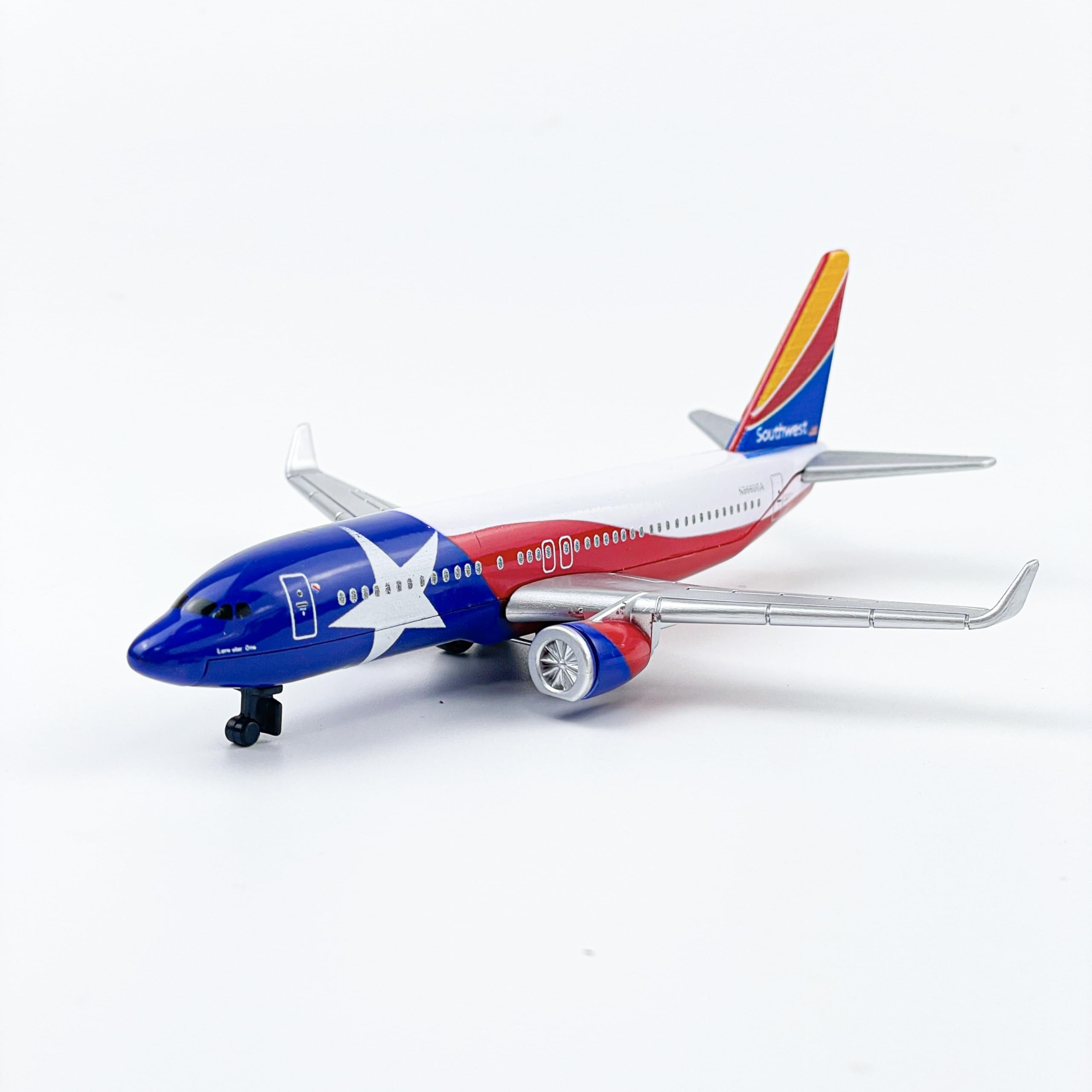 WngAur Southwest N8660A Airplane Model, Die-cast Metal Planes Aircraft Suitable for Collection and Birthday Gifts