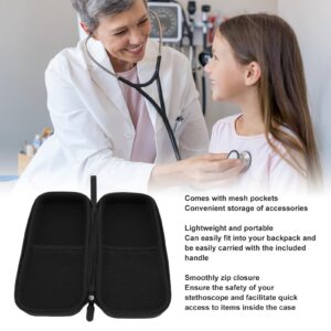 Hard Stethoscope Case for Classic III, Stethoscope Hard Case with Extra Mesh Pocket, Stethoscope Carrying Case for Classic III