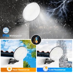 2 Pack 120W 15000LM Led Barn Light Outdoor, Dusk to Dawn LED Outdoor Light, Yard Light with Adjustable Angle, IP66 Waterproof Street Lights 6500K Area Lights for Paths, Security, Farmhouse, Garage