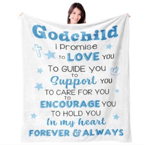 mosslink baptism gifts for girl boys, baptismal gifts for girls boys, christening gifts for girls boys, godchild baptism gift ideas, christian gifts for girls boys throw blanket 50"x40"