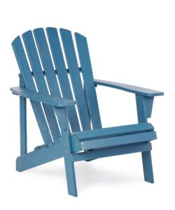 oversized outdoor wooden adirondack chair with pre-assembled backrest & seatboard, patio chair for garden lawn backyard deck pool beach firepit