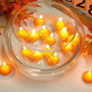 40 Pcs Floating Candles Centerpieces, 1.5 Inch Unscented Floating Candles Small Decoration, Floating Candles Vases for Valentine's Day, Thanksgiving, Wedding, Holiday, Parties and Home Decor