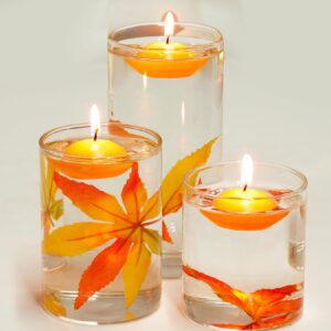 40 Pcs Floating Candles Centerpieces, 1.5 Inch Unscented Floating Candles Small Decoration, Floating Candles Vases for Valentine's Day, Thanksgiving, Wedding, Holiday, Parties and Home Decor