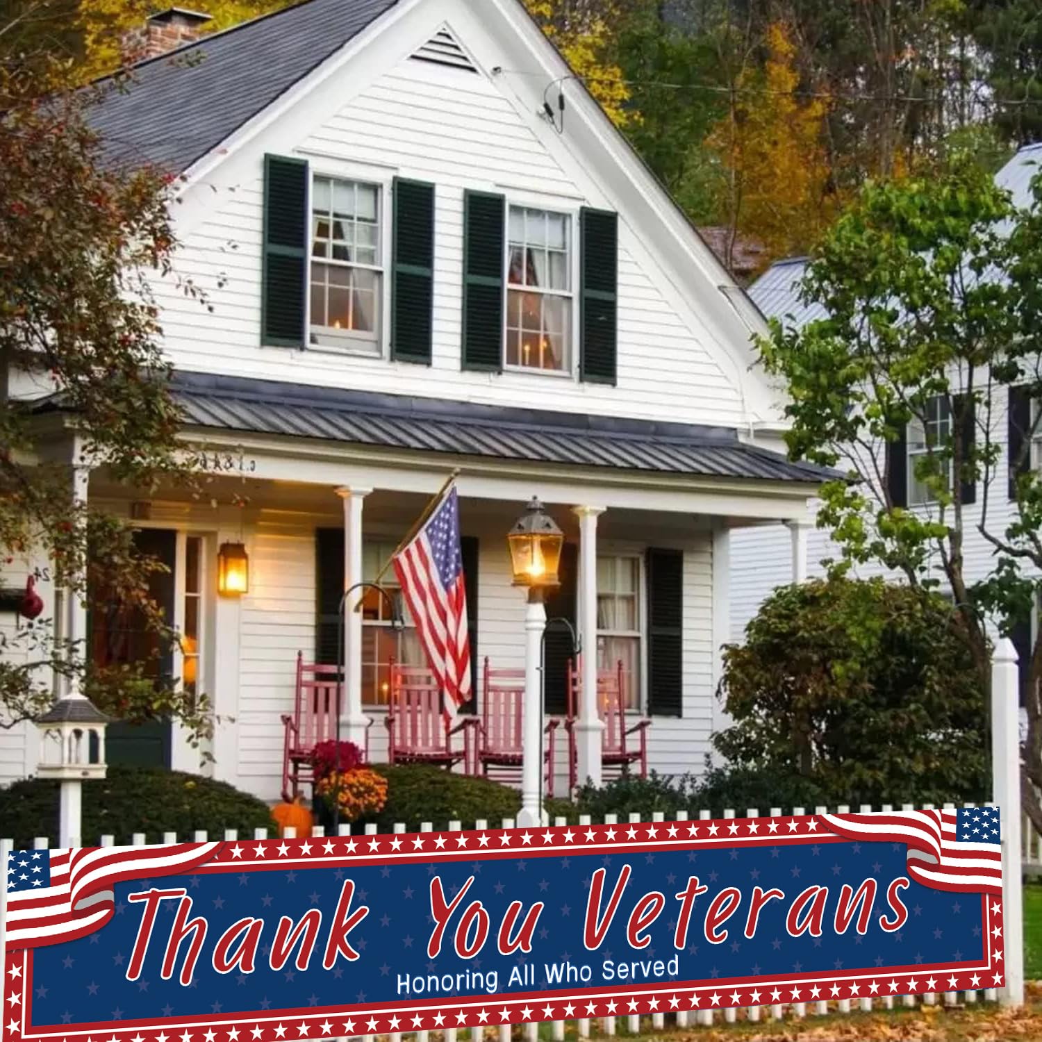 Thank You Veterans Banner, Veterans Day Decorations Outdoor, Veterans Day Banner, Veterans Day Yard Sign, Patriotic Veterans Day Outdoor Banner