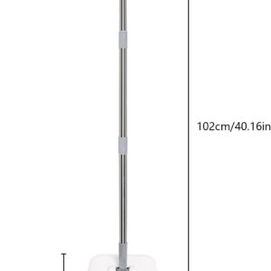 Bhmvase 2-in-1 360° Rotating Hand Push Sweeper, Floor Sweeper, High Efficient Carpet Sweeper with Long Handle, Hanging Manual Vacuum Sweeper for Home Office