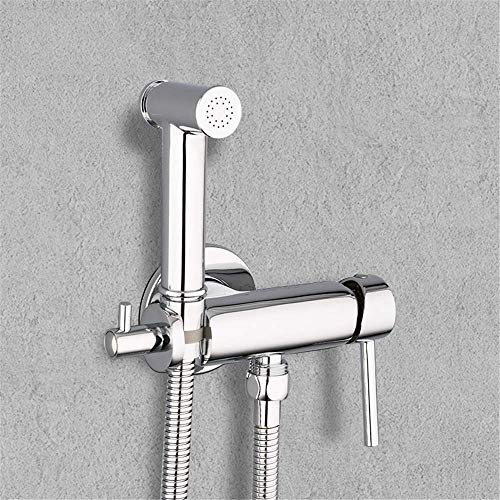 BINCAVIDOU Hand Held Bidet Sprayer,Bidet Faucetsbrass Bathroom Shower Tap Bidet Toilet Sprayer Bidet Toilet Washer Mixer Shower