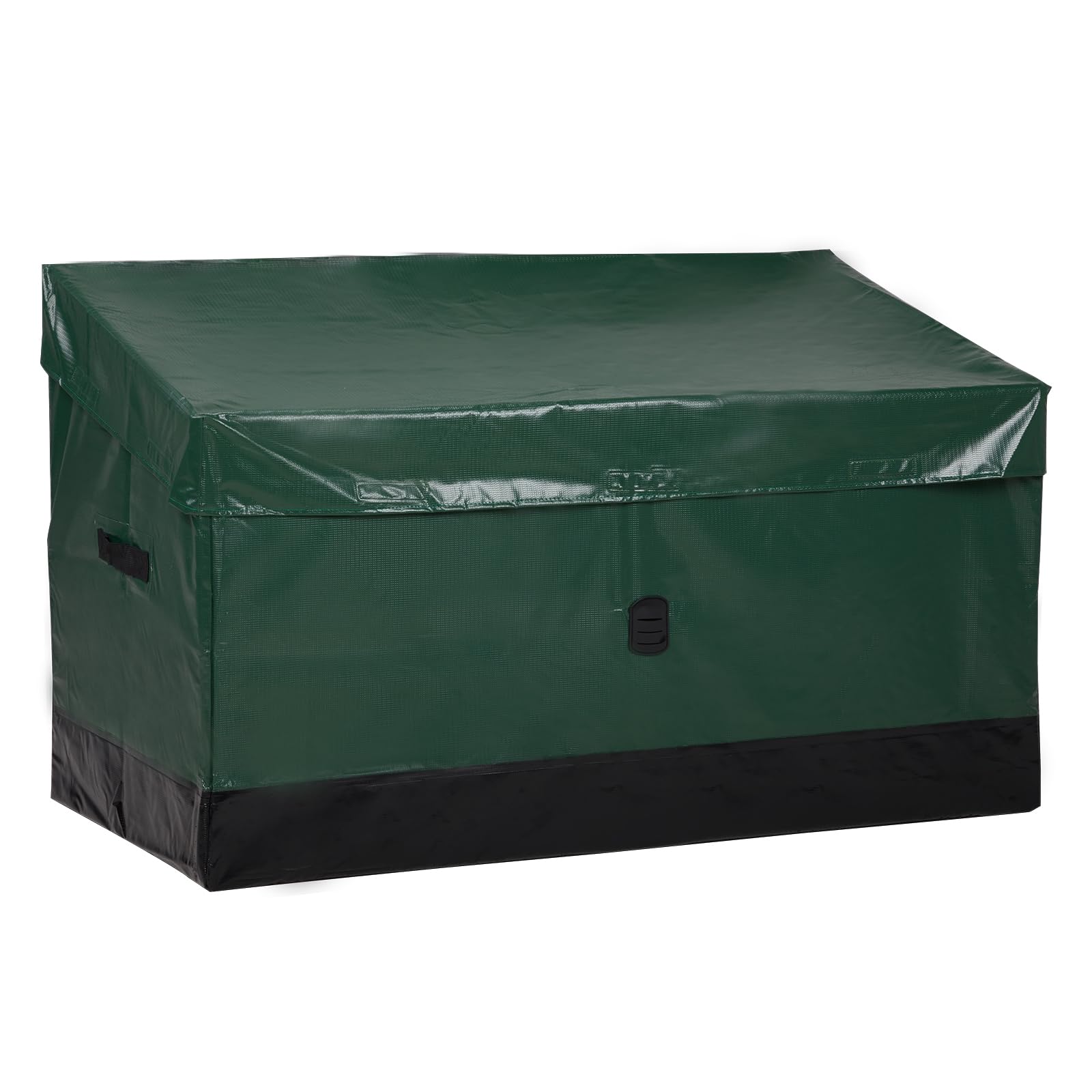 48 * 24 * 29Inch 130 Gallon Waterproof Deck Box, Portable Outdoor PVC Storage Box for All Weather, Perfect for Camping Boat Garden Poolside Yard, Tool-Free Assembly,Green