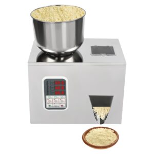 1-100g powder filling machine, 110v 180w glitter filling machine, particle weighing automatic filler with display, for tea seeds grains powder glitter