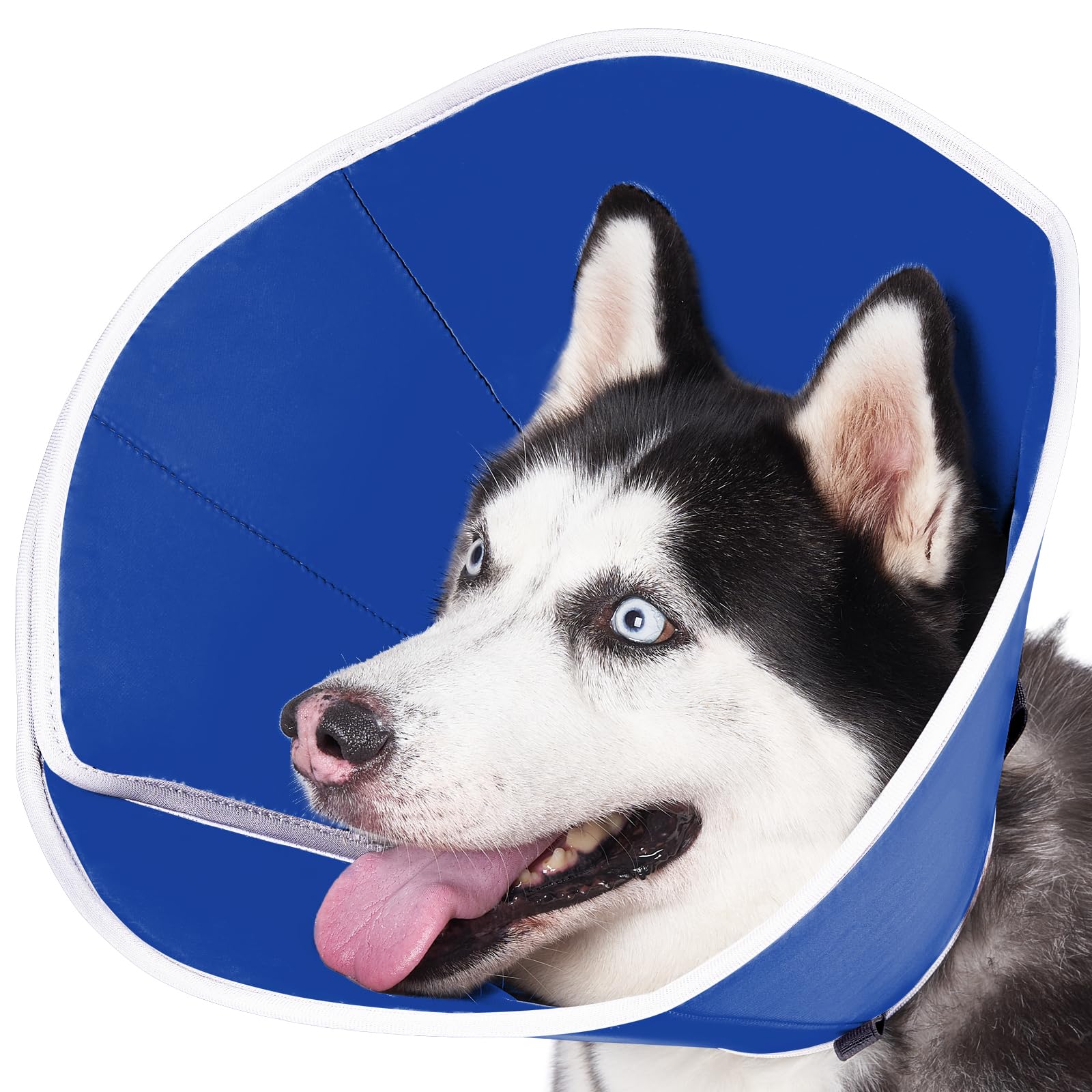 BARKLESS Dog Cone Collar, Soft Cone for Dogs After Surgery to Stop Licking, Alternative to Cone of Shame for Large Medium Small Dogs, Adjustable Elizabethan Collar, Ideal for Neuter and Wound Care