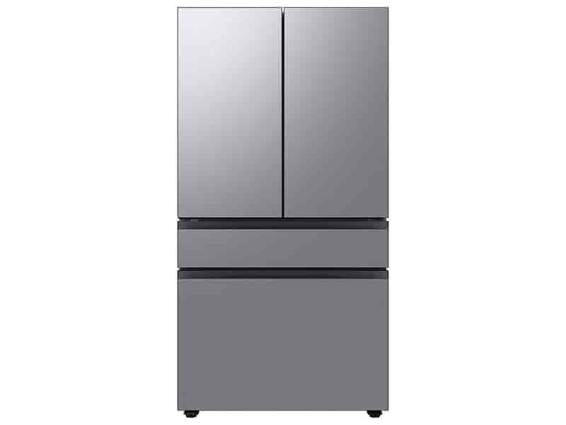 Samsung Bespoke 23 cu. ft. 4-Door French Door Smart Refrigerator with Beverage Center in Stainless Steel, Counter Depth