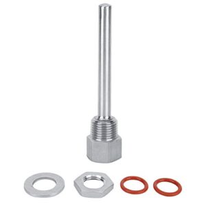 Stainless Steel Thermowell Kit 4 Inch for Brewing Thermometer Fitting Accessories