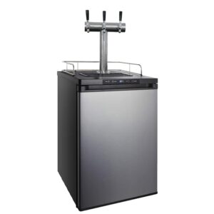 twelvetap- 4 keg capacity beer dispenser-three tap stainless steel kegerator-designed for homebrewers