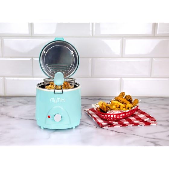 MyMini New 1.5-Quart Deep Fryer, (Blue Color)