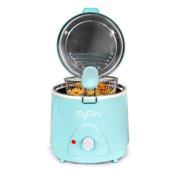 MyMini New 1.5-Quart Deep Fryer, (Blue Color)