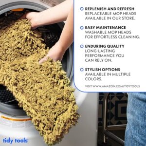 24 Inch Yellow Dust Mop with Metal Handle and 24 Inch Dust Mop Refill Bundle - 2 Mop Sets and 2 Refills