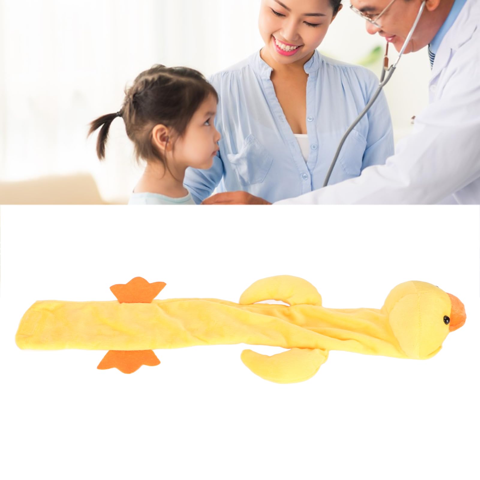 Stethoscope Covers, Cute Animal Shape Stethoscope Cover Sleeves, Plush Accessories for Nurses and Doctors (Duck)