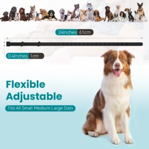 EON SNUGGLEMATES Calming Collar for Dogs 4 Packs Dog Pheromone Calm Collars Relief Anxiety Stress Separation Lasts 60 Days Relieve Bad Behavior 25 Inches Size Flexible Adjustable Dog