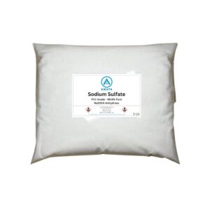 sodium sulfate, fcc grade 99.8% pure, 2 x 5lb bags