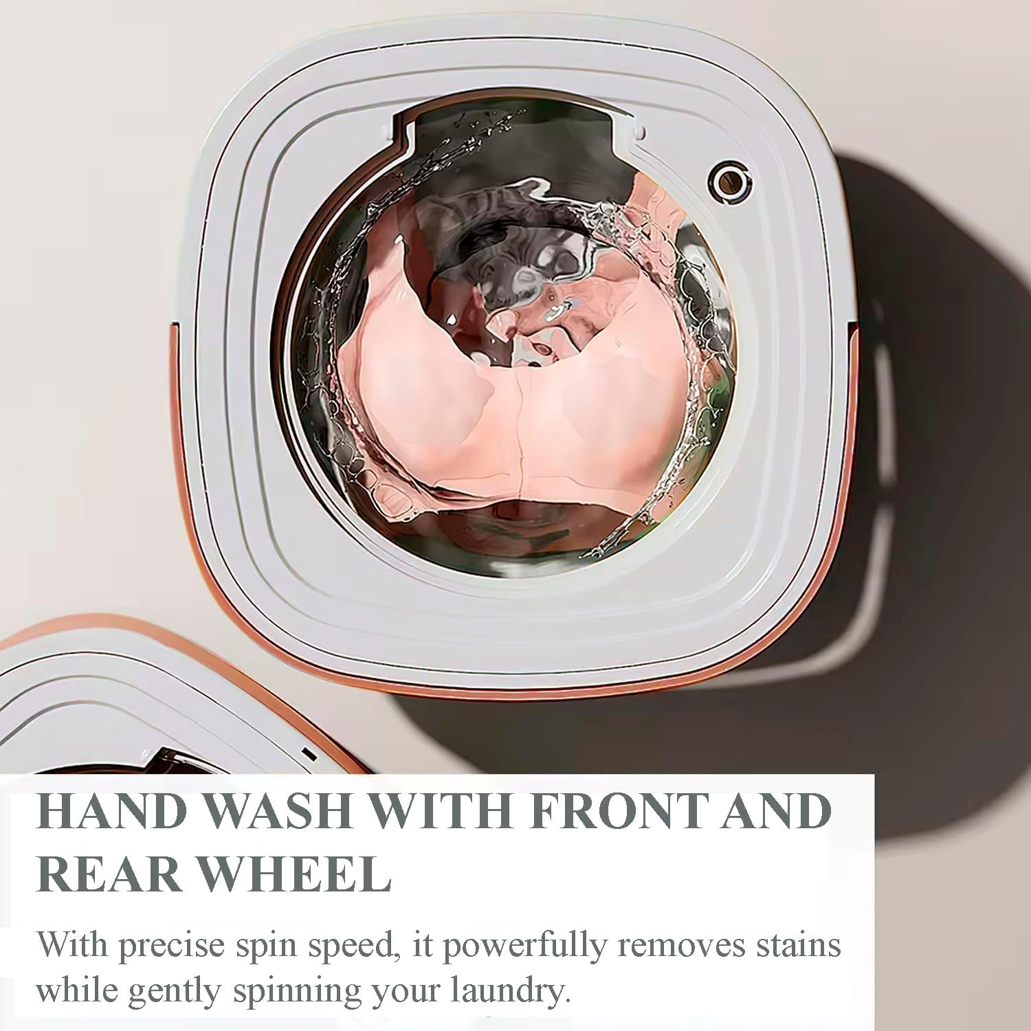 WILDROME- Portable washing machine and dryer -small washing machine mini -9L- portable collapsible washing machine - Foldable Mini Washing Machine for baby Clothes- portable washer for apartments