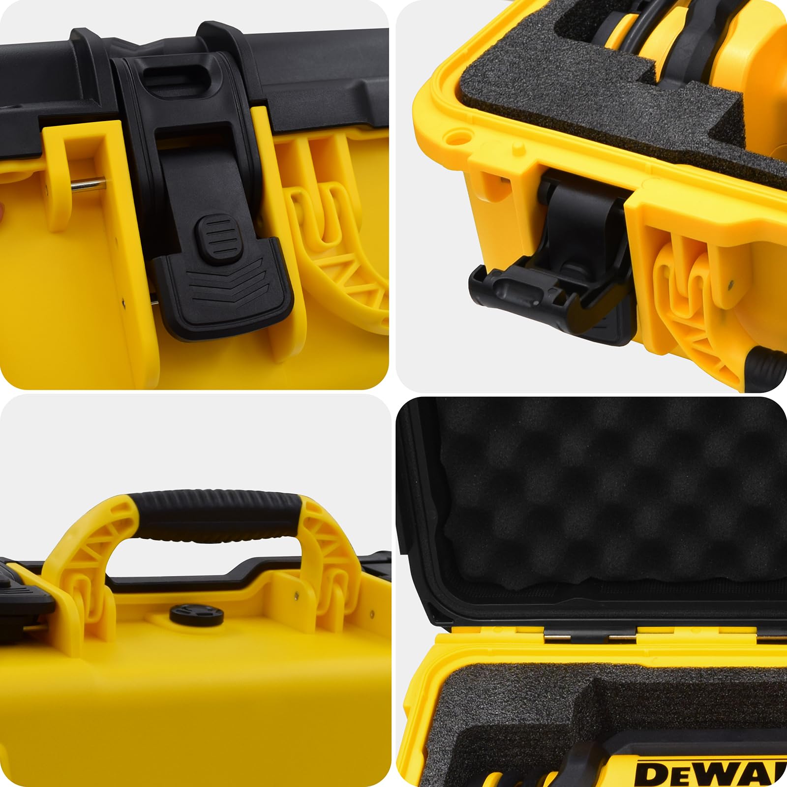 Air Compressor Case for DEWALT 20V MAX Tire Inflator DCC020IB - Waterproof, Dustproof, Shockproof Air Pump Hard Storage Carrying Bag for DEWALT Tools, Battery & Charger - Case Only