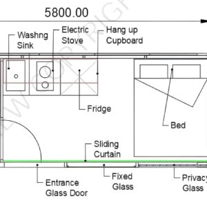 Modular Tiny Home Pod 20FT Cabin for B&B, Office, Outdoor Living Premium Tiny House, Prefabricated House, Portable House