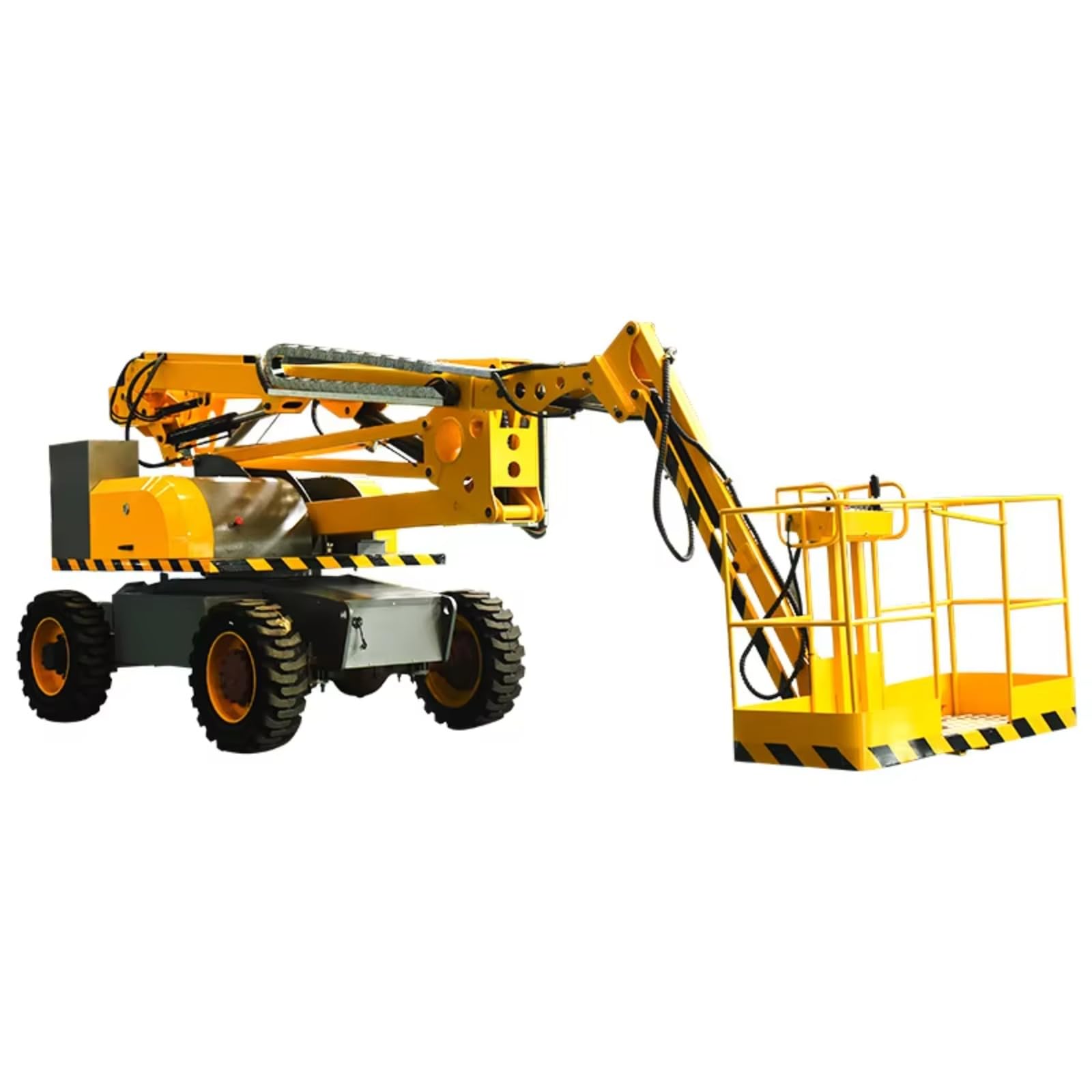 2 Tons Electric Folding Forklift Towable Vehicle Mounted Articulating Boom Lift 30 Meters