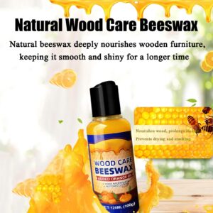 Wood Care Beeswax,Natural Beeswax & Orange Oil Wood Conditioner,120 ML Beeswax Furniture Polish