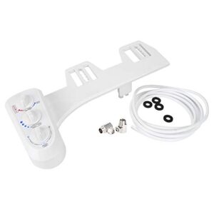 premium g1/2 thread bidet toilet attachment with hot and cold water, easy installation, dual nozzle design for optimal cleanness and comfort