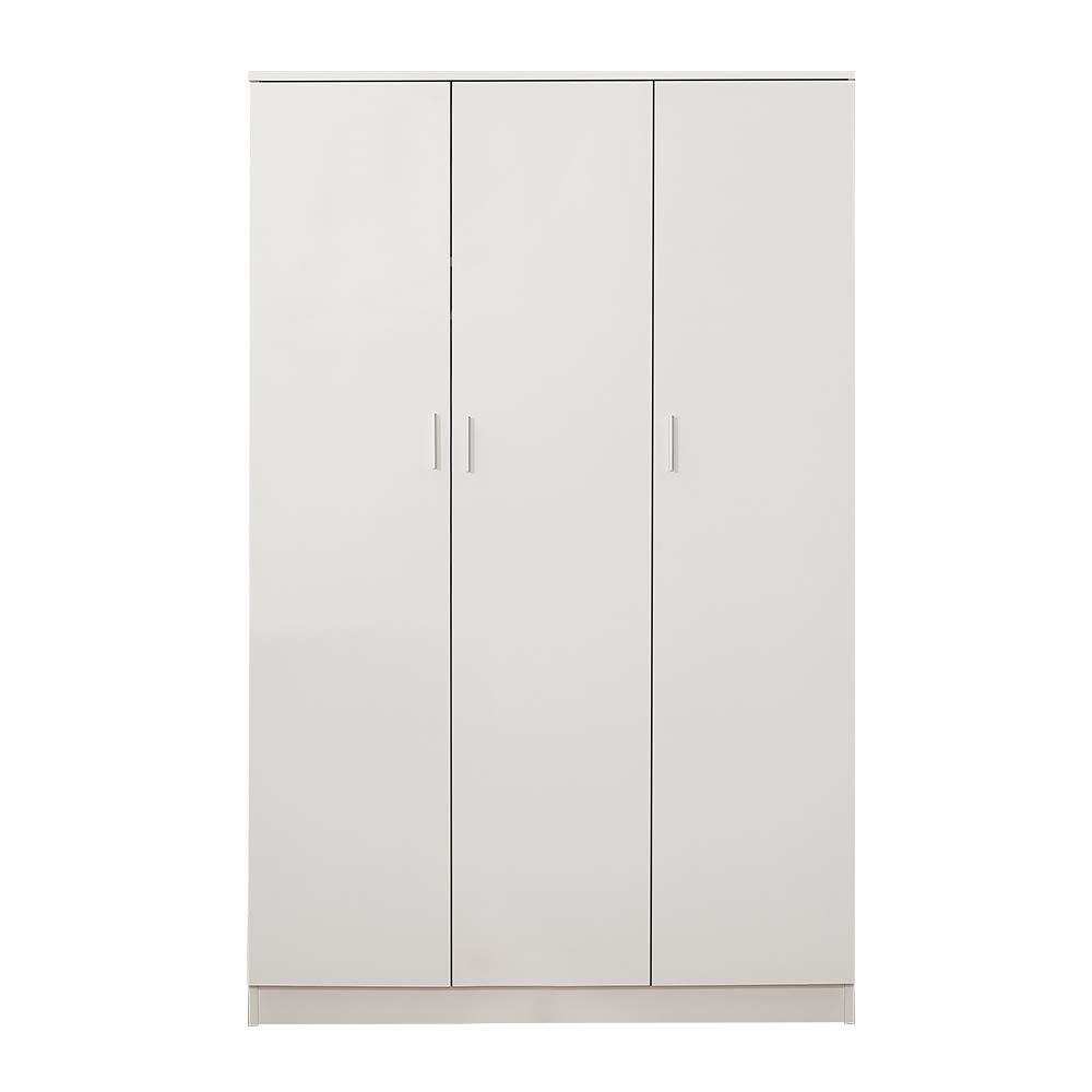 Panana 3 Door Wardrobe, Armoires with Storage Shelves and Hanging Rail Clothes Storage Cabinet for Bedroom