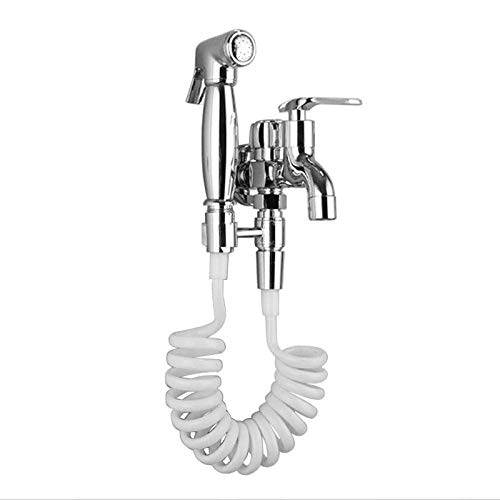 BINCAVIDOU Bidet Shower Faucets Bidet Sprayer All Copper Single Cold Pressurized Toilet Spray