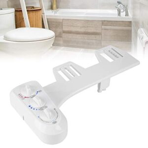 Premium G1/2 Thread Bidet Toilet Attachment with Hot and Cold Water, Easy Installation, Dual Nozzle Design for Optimal cleanness and Comfort