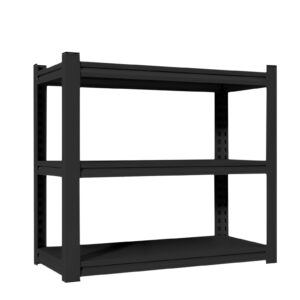 eqwzupd garage shelving, garage storage shelves, metal shelving, single layer can bear 200kg, adjustable layer height, heavy duty shelving for home, garage, supermarket, warehouse, kitchen