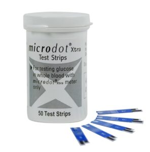 microdot xtra glucometer test strips