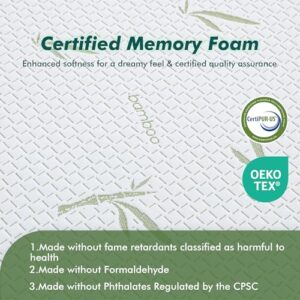 Emerspring 6 Inch Gel Memory Foam Mattress Medium-Firm Mattress, Premium Pressure, Mattress in a Box, CertiPUR-US Certified, Twin