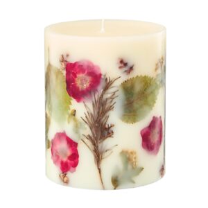 Rosy Rings Essence of Christmas Botanical Candle | Luxury Aromatherapy Long Lasting Candle Home Decor Gifts Notes of Eucalyptus, Balsam Fir, Cedarleaf, Pine Cone, Vetiver Burn Time 120 Hours 5.5" H