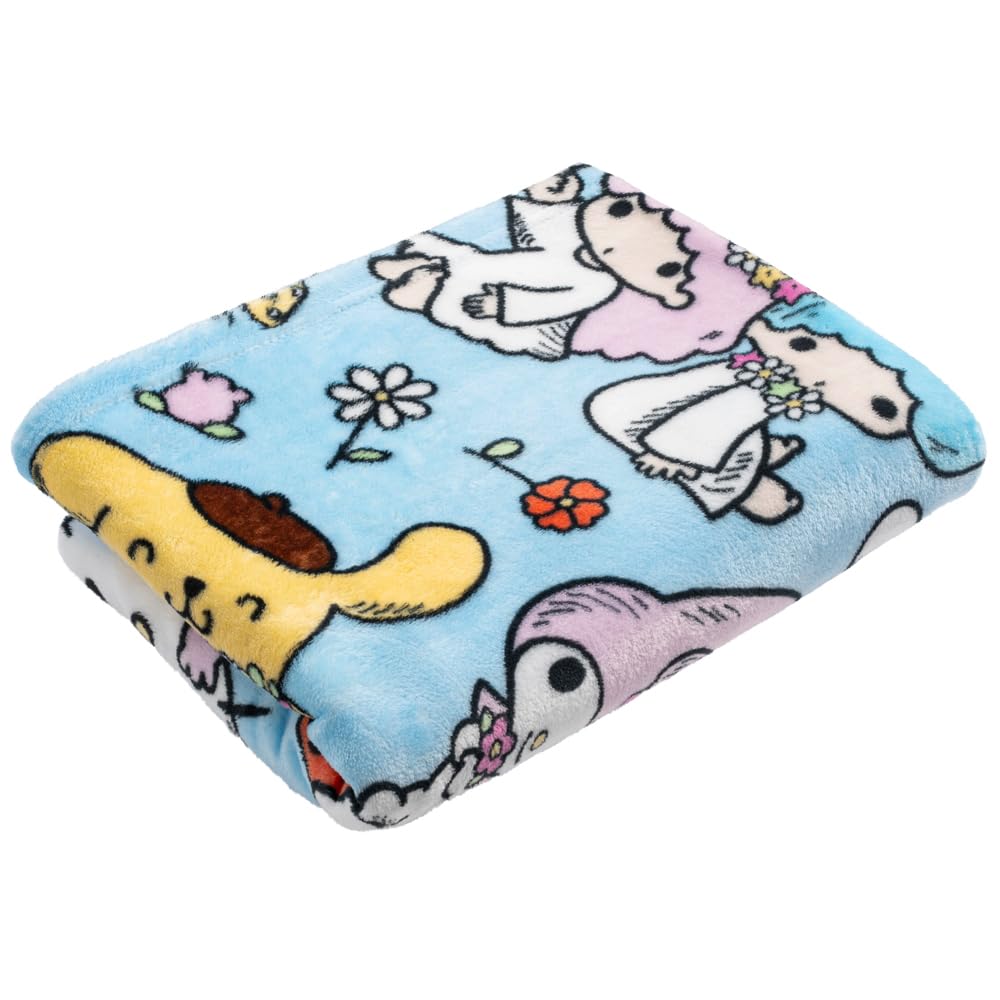 Hello Kitty Throw Blanket with Gift Box - Throw Measures 46 x 60 Inches – Super Soft Special Edition Fleece Bedding