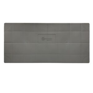 Cambridge Mini Split Gray AC Condenser Pad/Base, 18" W x 38" L x 3" H - Ideal for Air Conditioner Condenser Unit