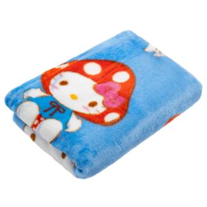 Jay Franco Hello Kitty Throw Blanket with Playhouse Gift Box - Throw Measures 46 x 60 Inches – Super Soft Special Edition Fleece Bedding