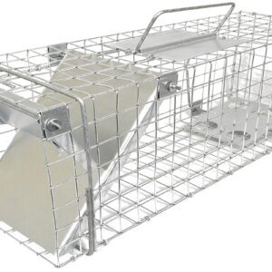 Vectorfog Metal Cage Trap, 20 x 8 x 8 inches, One Entry