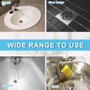 50PCS Disposable Drain Covers for Shower, 3.9" X 3.9" Shower Floor Drain Cover Square，Suitable for bathrooms, Laundry Rooms, bathtubs, Kitchens, Sinks