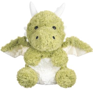 eouobomo little flying dragon plush,cute dinosaur stuffed animals pillow,kawaii fire dragon animal plushies toy, for adults and kids,7.88",green