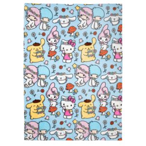 Hello Kitty Throw Blanket with Gift Box - Throw Measures 46 x 60 Inches – Super Soft Special Edition Fleece Bedding