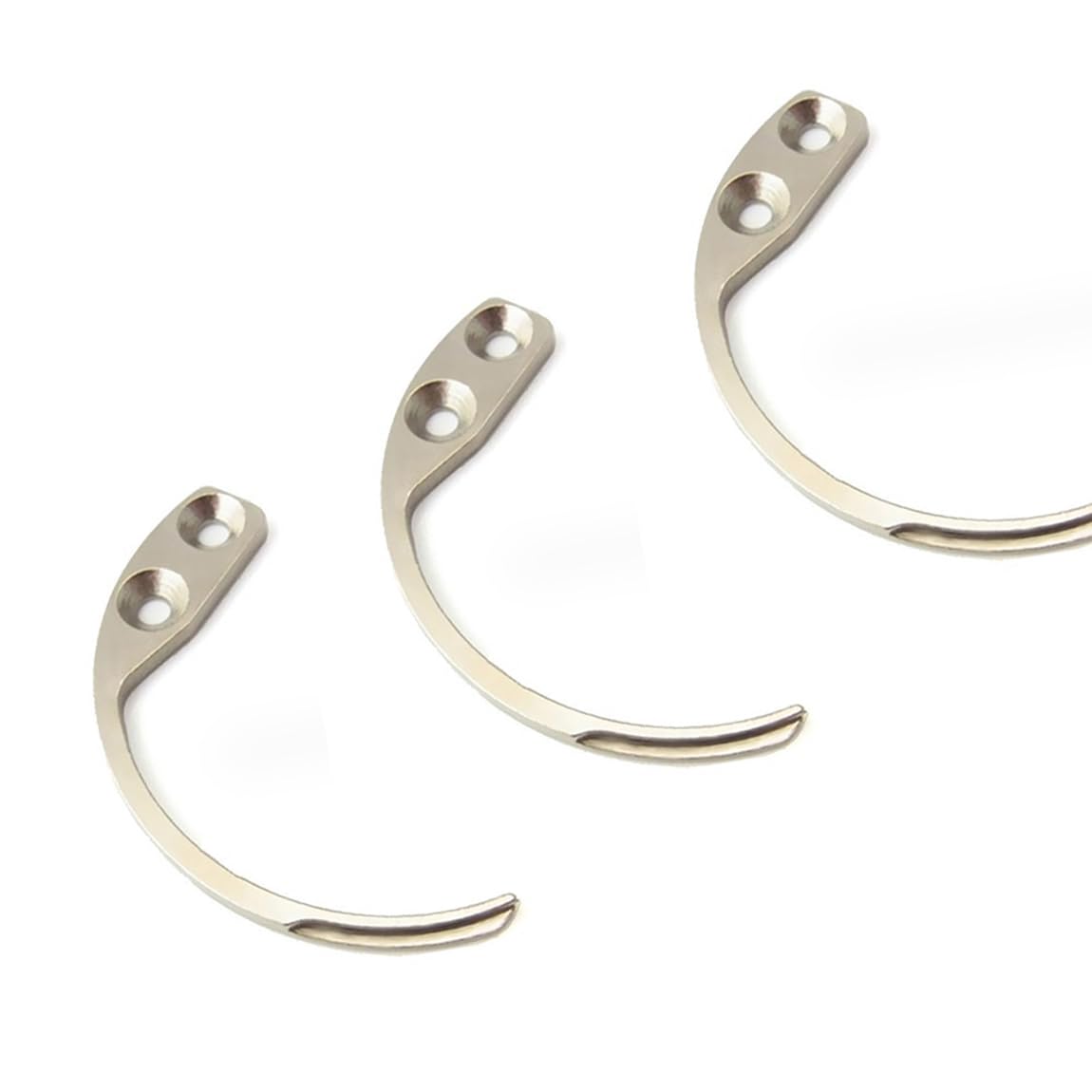 Much Hotter 3 Pieces Hooks Stainless Steel Material Light Weight Small Size Portale (3 Count (Pack of 1))