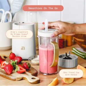 Beautiful Personal Blender Set with 12 Pieces, 240 W, (White Icing) by Drew Barrymore