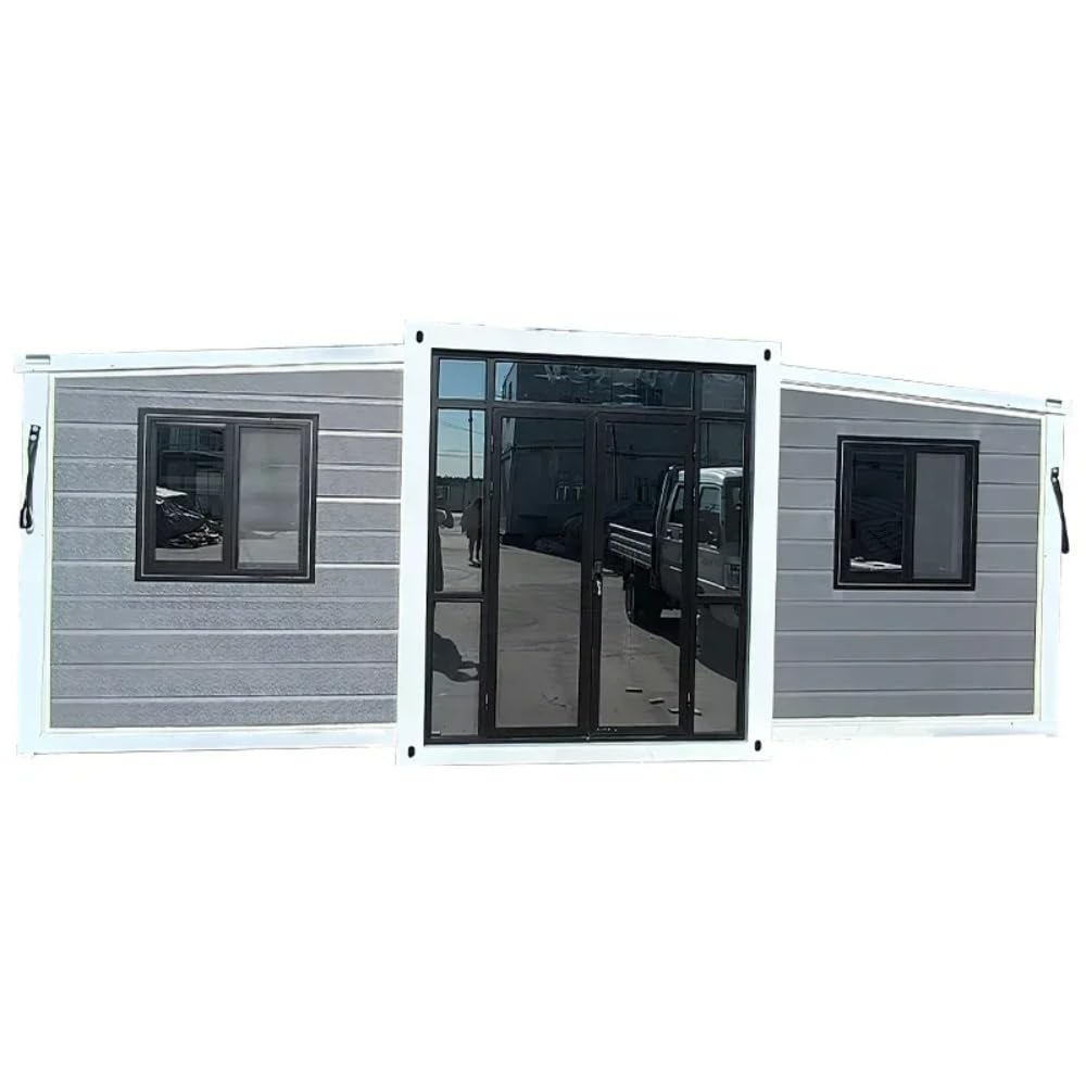 2 Storey Steel Construction House 20ft Foldable Container Folding Living Worker Dormitory Office Rooms