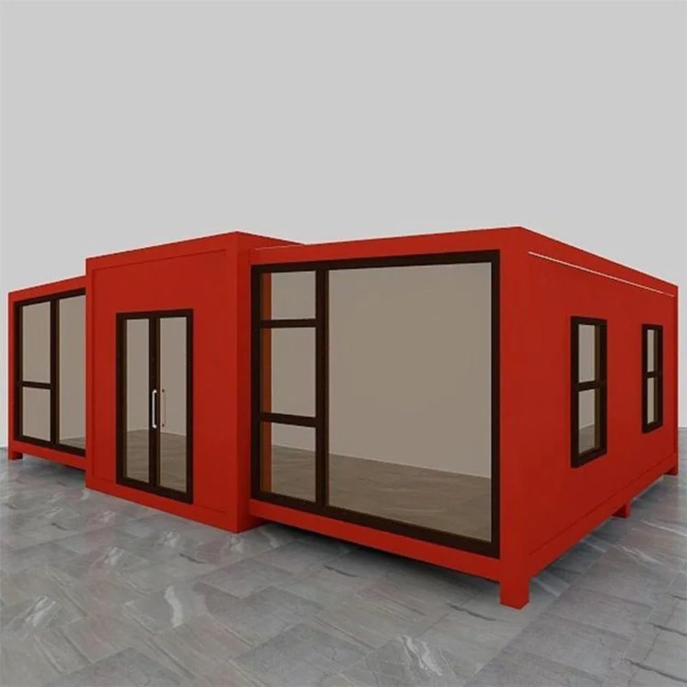 20ft/40ft Modular Cheap Convenient Folding Expandable House 3 Bedrooms and Living Room