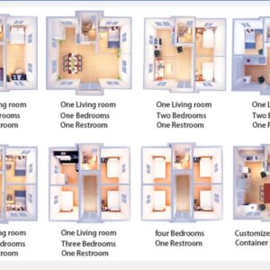 Home Office Room Foldout 20ft Prefab Houses Foldable 3 Rooms Mobile Fold Out China Folding Container House