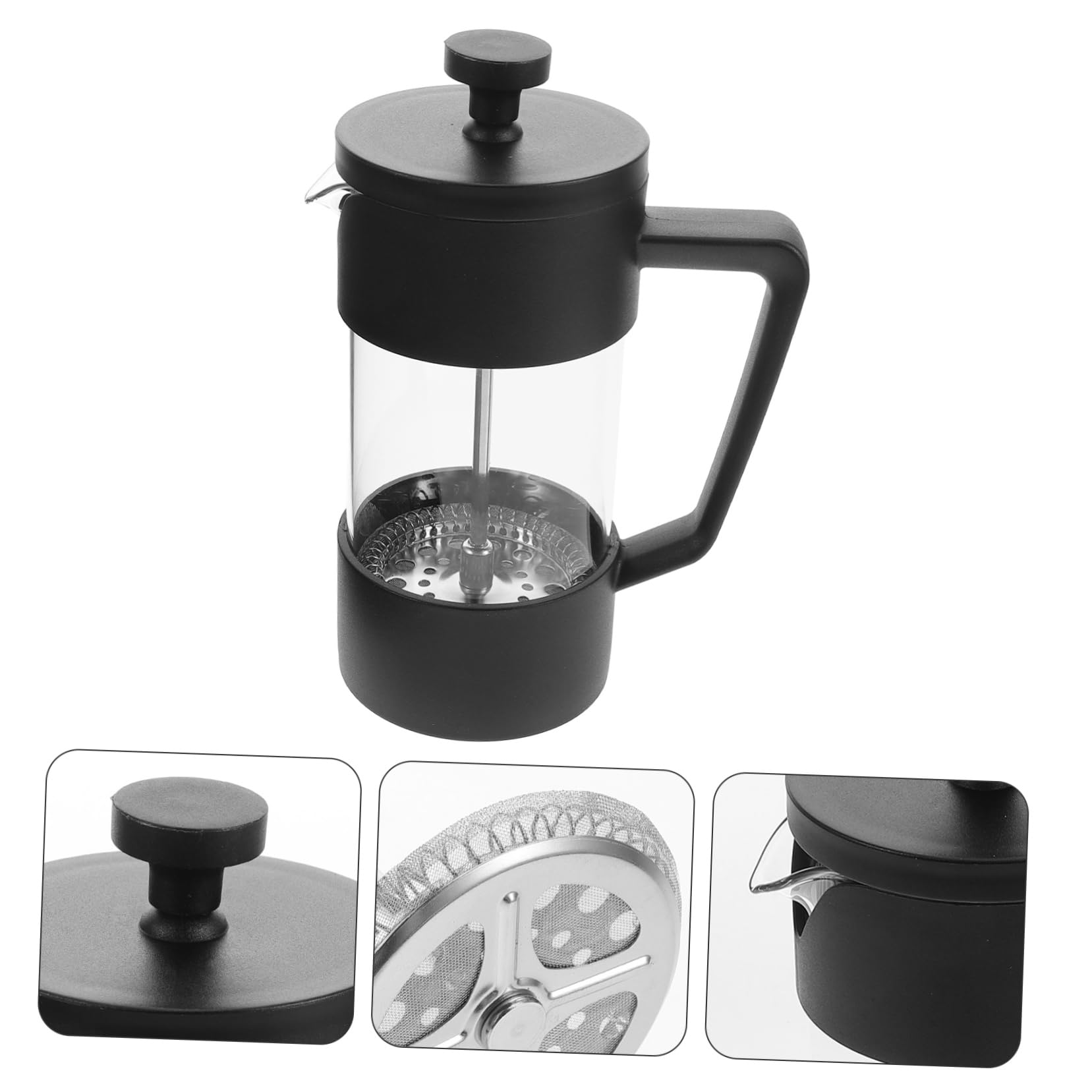 Homoyoyo Coffee Maker Black Coffee Maker Travel Coffee Maker Mugs Coffee Bar Cup Portable Coffee Maker Coffee Machine Coffee Pots Espresso Machine Accessories Tea Brewer Press Pp